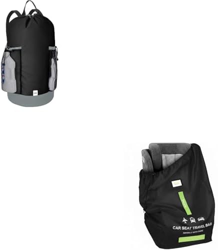 BALEINE 120L Laundry Bag Backpack & Car Seat Travel Bag for Airplane