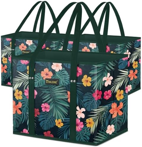 BALEINE 3Pk Reusable Grocery Bags — Blossom Season