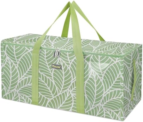 BALEINE Extra Large Storage Tote with Zippers & Carrying Handles — Antique Foliage