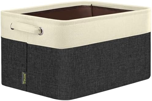 BALEINE Fabric Closet Storage Bins for Shelves — Black