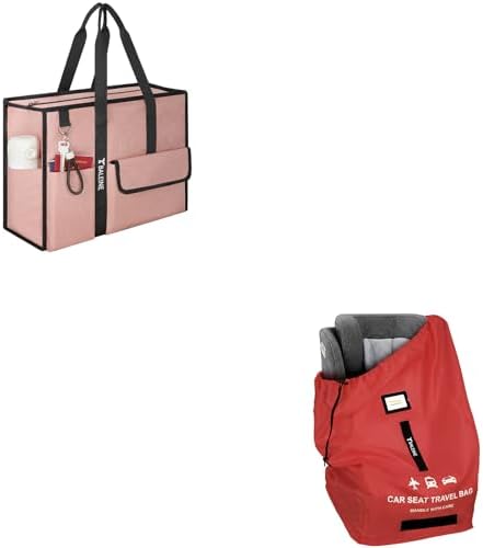 BALEINE Large Utility Tote Bag with Reinforced Bottom & Car Seat Travel Bag