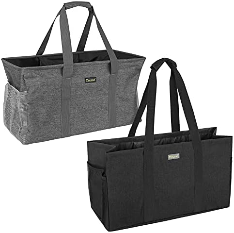 BALEINE Utility Tote Bag with Frame +Large Utility Tote Bag — Grey